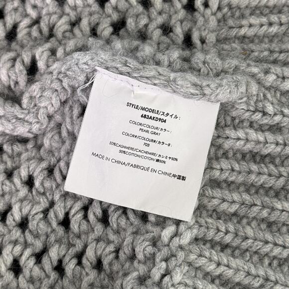 Michael Kors Cardigan Womens Large Cashmere Blend Knit Open Front Sweater - Picture 5 of 12